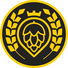 The Local Brew Company Round Logo in Gold and Black